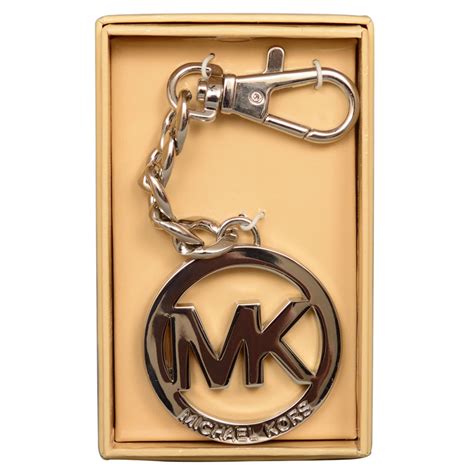 michael michael kors mk logo charm belt|Logo Silver.